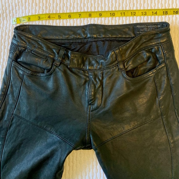 Allsaints leather motorcycle pant - Picture 12 of 12